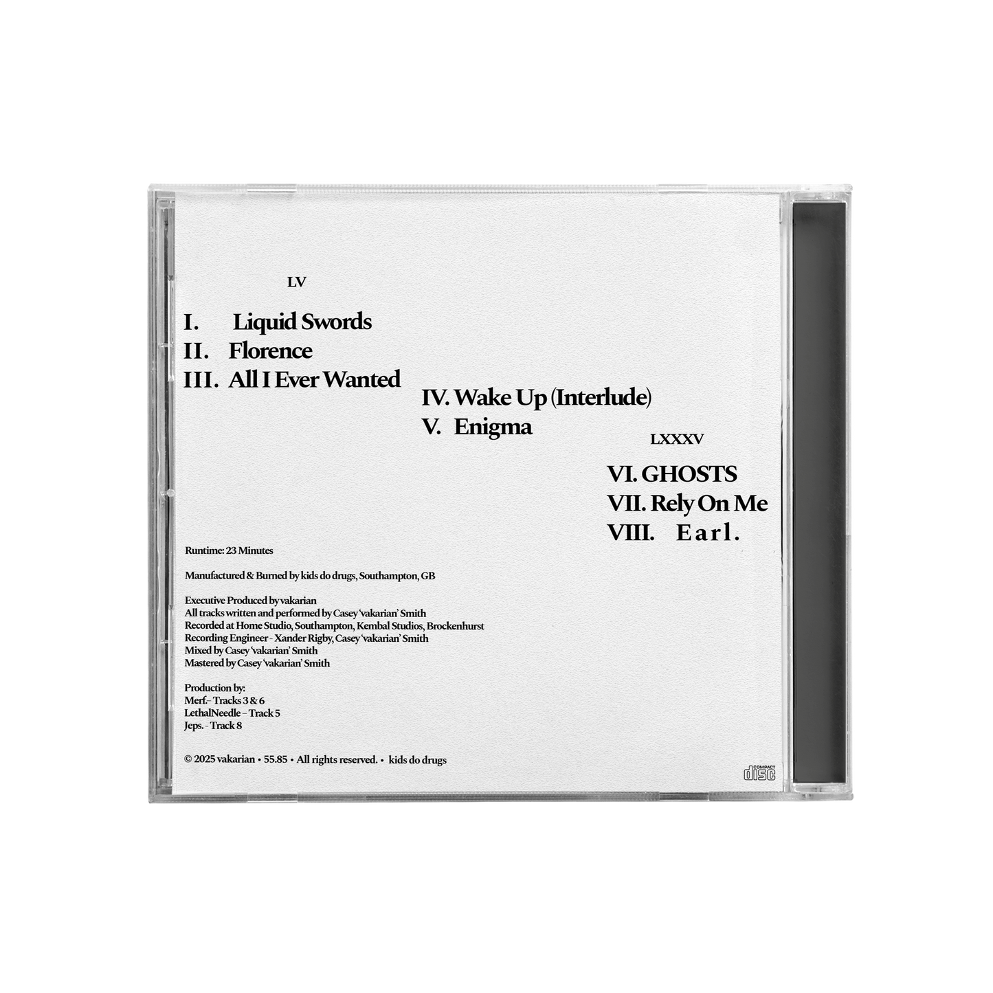 55.85 (First Pressing Signed CD)